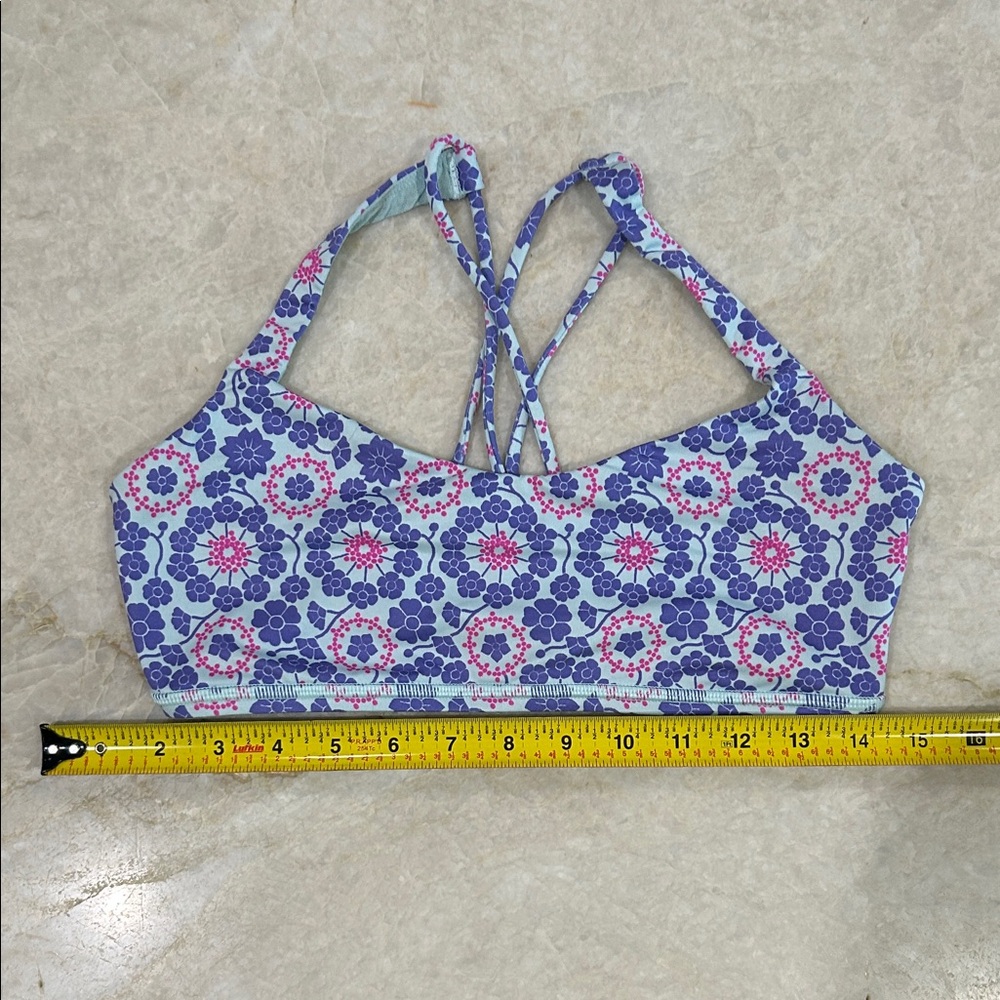 lululemon athletica Floral sports bra - Purple and Pink
